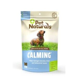 Lot Of 5 Pet Naturals Calming Chews For Dogs Stress & Behavior Support